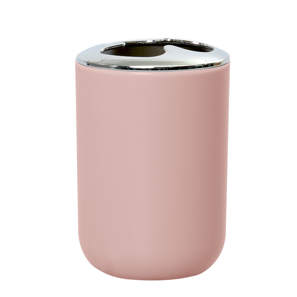 Color sólido estante de cepillado taza de lavado enjuague bucal de plástico portavasos baño Diente taza de almacenamiento rack de pasta de dientes titular de almacenamiento de cepillo de dientes rack