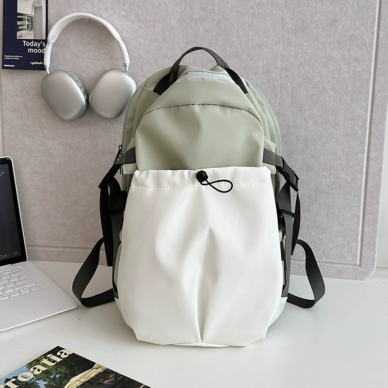Travel sports capacious backpack, universal design school bag for traveling, cross-border trading, simple and elegant design, trend of season