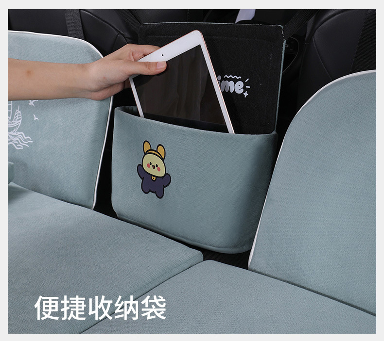 Car trunk inflatable latex mattress, rear seat sleeping pad, SUV long-distance self-driving sleeping tool