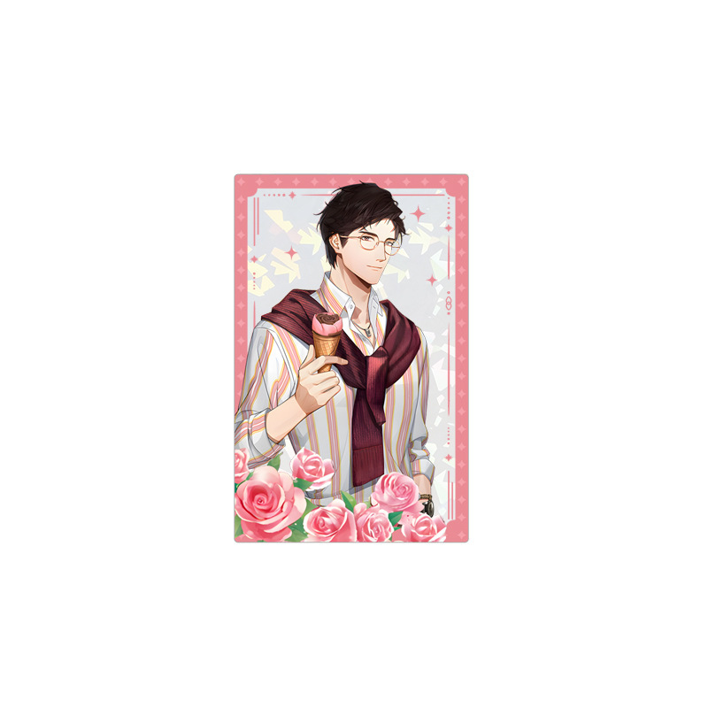Luchen laser glass acrylic card