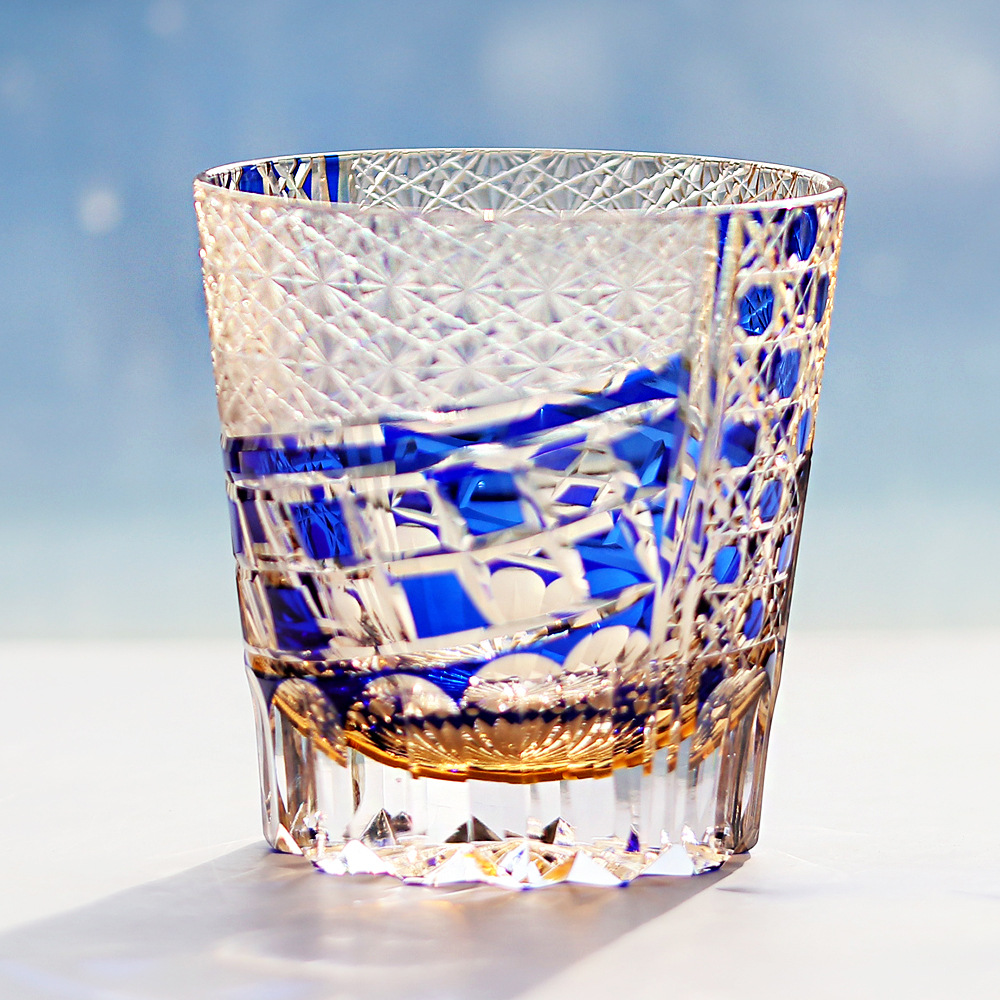 Copa de cristal Edo Kiriko, copa de whisky hecha a mano, copa de champán, copa de vino tinto, copa de vino extranjero de alta gama, copa de vidrio para el hogar image 21