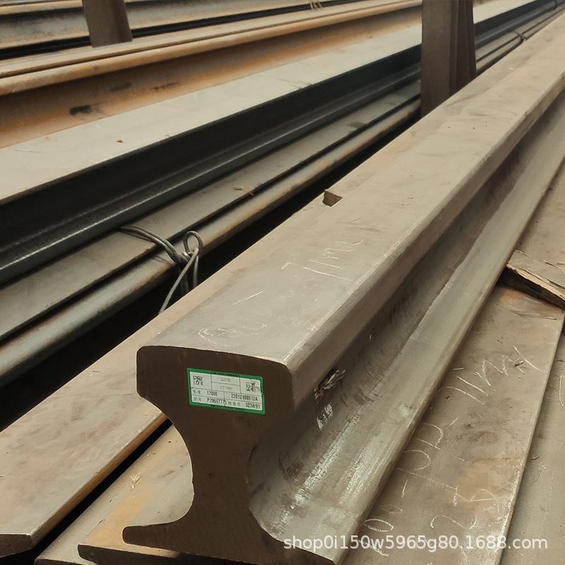 泓洛100公斤起重轨12米一根的报价 钢轨厂家直供