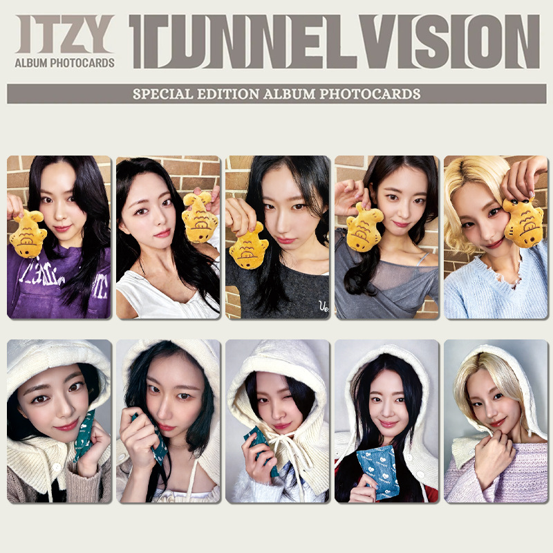 ITZY《UNNEL VISION》韩风小卡 特典卡 签售卡 黄礼志应援收藏卡