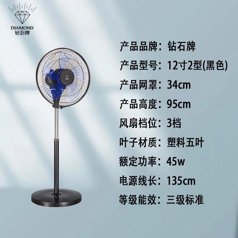 ปิดเสียงพลาสติกห้าใบขนาด12นิ้ว2แบบ