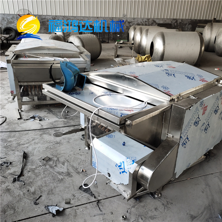 生产家禽屠宰烫池打毛机 鸡鸭鹅电加热烫池 家禽七棍打毛机