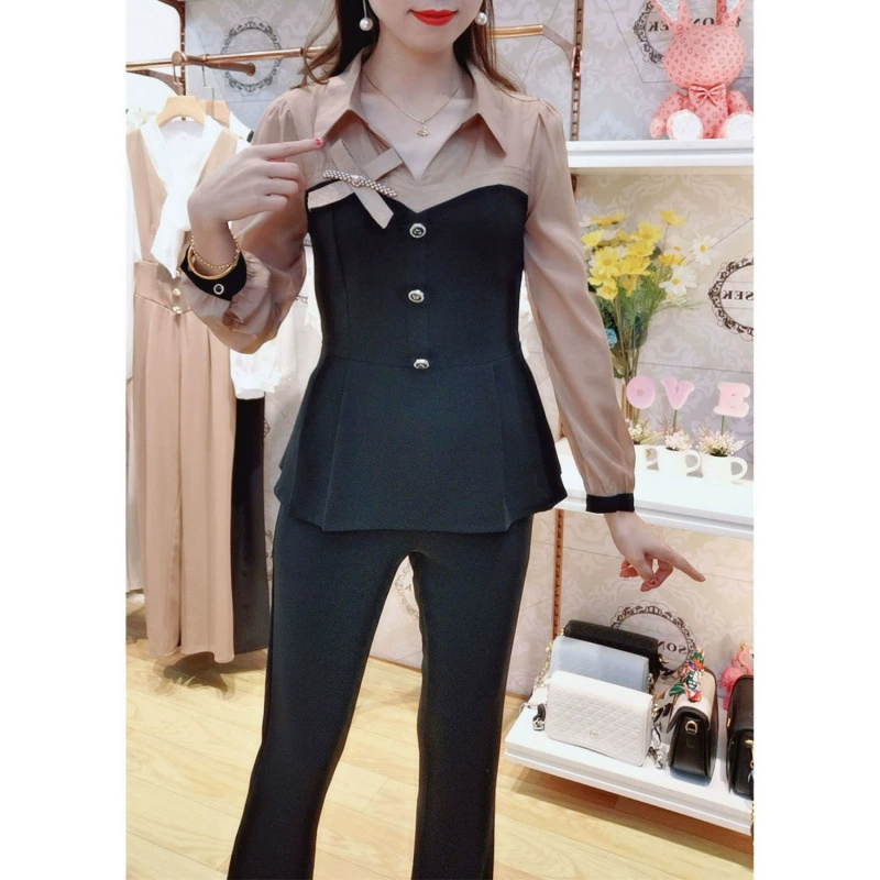 Осенний модный лонг-сейл (long-sleeve) набор, комбинезон, overall