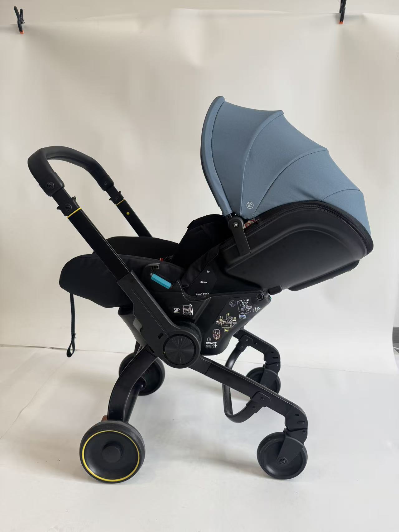 Nuevo carro de bebé 4 en 1, 1 año 0 - 24 meses, asiento de seguridad para bebés, carro de caballo mecedor