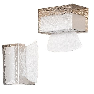 【新人特惠0.01元】卫生间免打孔纸巾盒家用粘贴式纸巾盒冰川纹1M