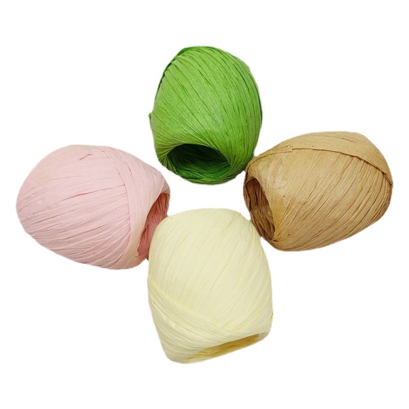 [Xianfan] cuerda de papel del rollo huevo bola 20 m patrón DIY hecho en casa pantalla material decoración regalo Festival