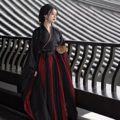 魏と晋スタイルの漢服の女性の 2025 新しい騎士古代衣装大人の雲魏シャツ同じスタイルの古代スタイルのスカート戦国ローブ春と秋