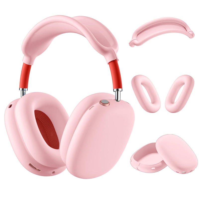 Suitable for Airpodsmax1/2 Protective Cover, Apple Earphone Case, Bluetooth Earphone Silicone Earphone Cover, Pure Color Max Case