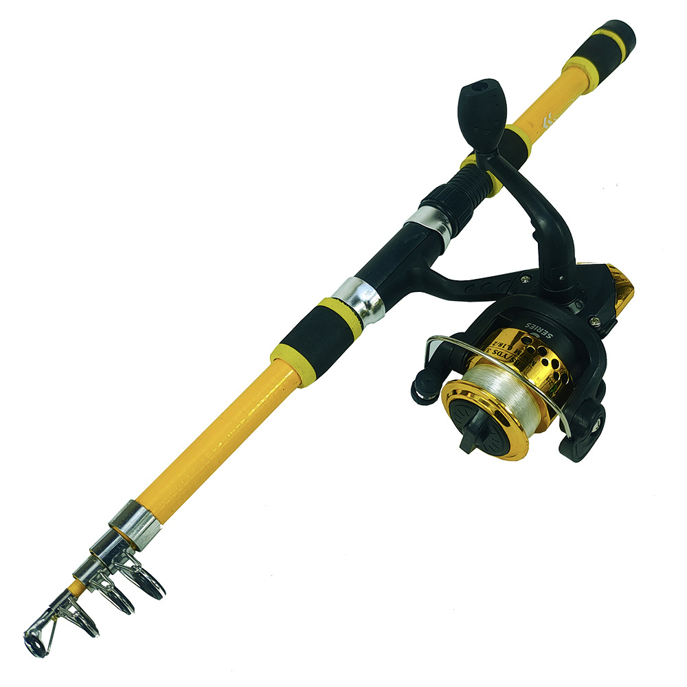 Ultra Short Fishing Rod and Reel Set Image 8
