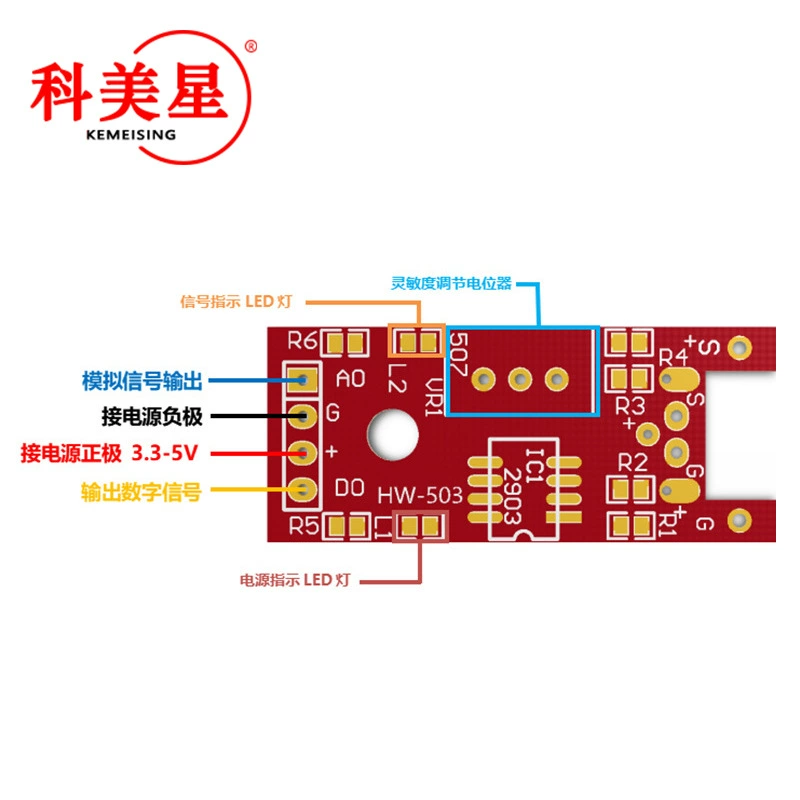 Digital thermometer, sensor, module