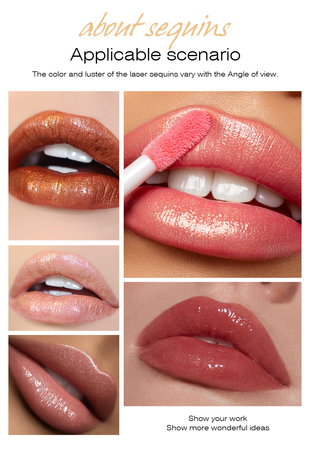 RISTEN LEANNE Black Technology skinner klarere, når du nipper til den Pearl Glitter Lipgloss Non-stick Cup Matte Lipgloss_voghion.com