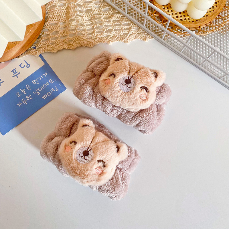 Gato de dibujos animados lavado de cara correa de muñeca chica lavado de manos prevenir brazalete húmedo pulsera absorbente muñeca linda banda de pelo