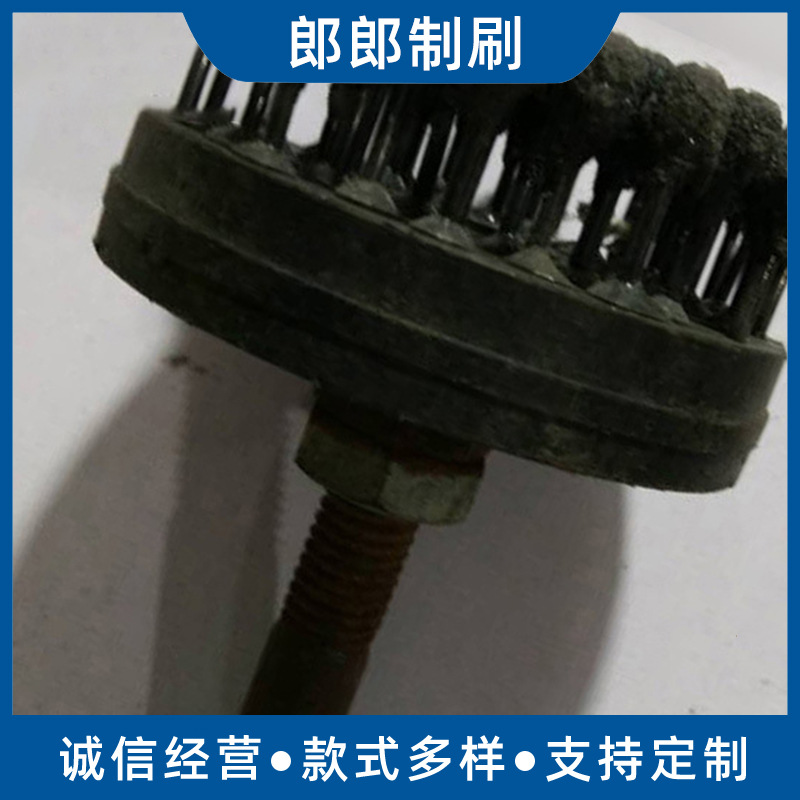 厂家供应圆盘刷碳化硅抛光刷液压油缸去毛刺球头刷可定|制