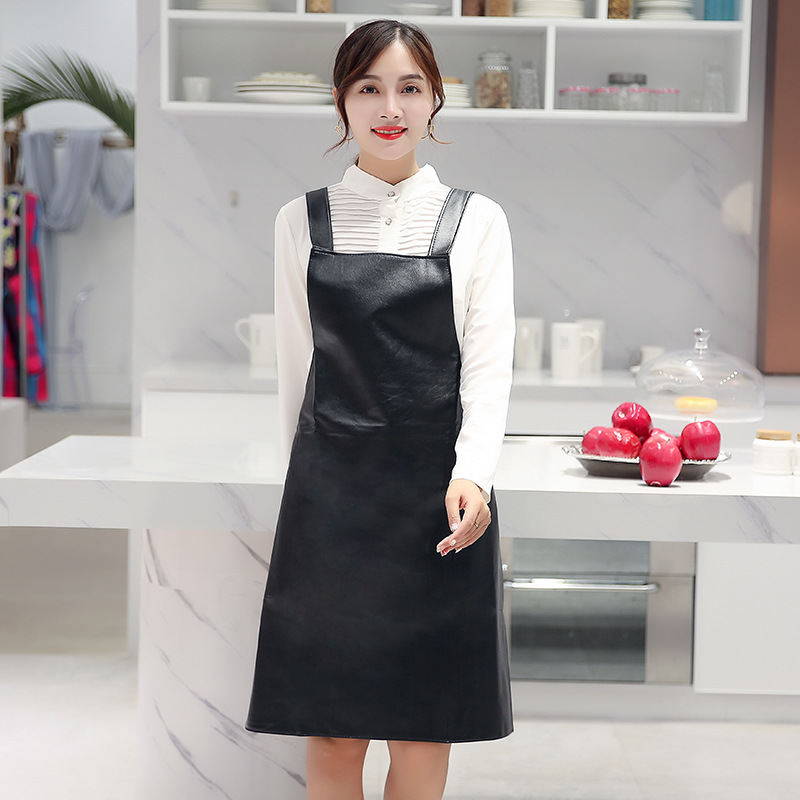 블랙 80 포켓 스트랩 앞치마 없음