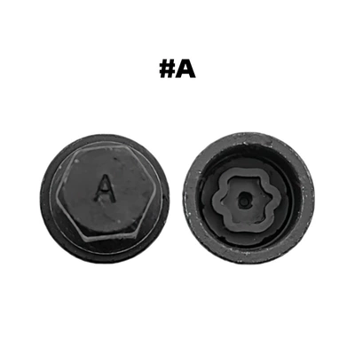 Suitable for Toyota Tire Anti-Theft Screw Socket Removal Tool Key for Sienna, Prado, Land Cruiser, Lexus (Digər kuzov və aksesuarlar) - a