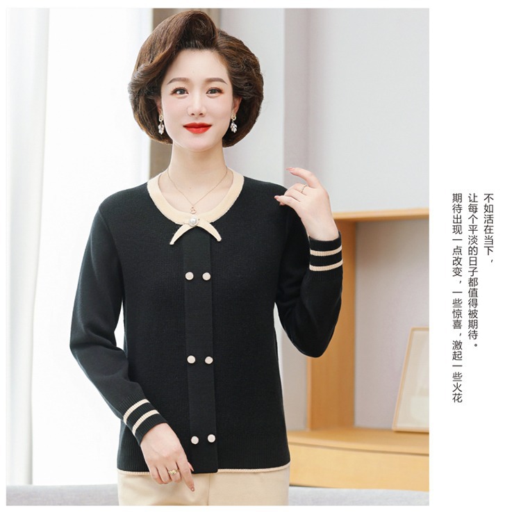 E5963 920K ÁO LEN NỮ TAIRYA ÁO LEN MÙA XUÂN THU ĐÔNG TRUNG NIÊN THỜI TRANG NỮ G03 SẢN PHẨM MỚI