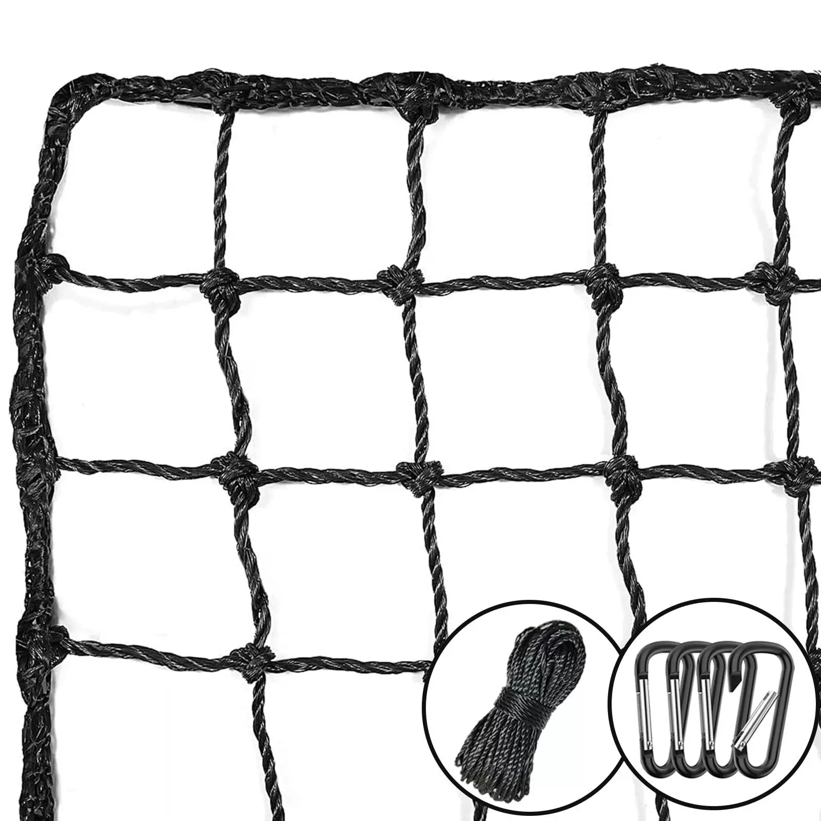 跨境优惠棒球训练网反弹网HDPE防护网练习网运动网垒球网打击网