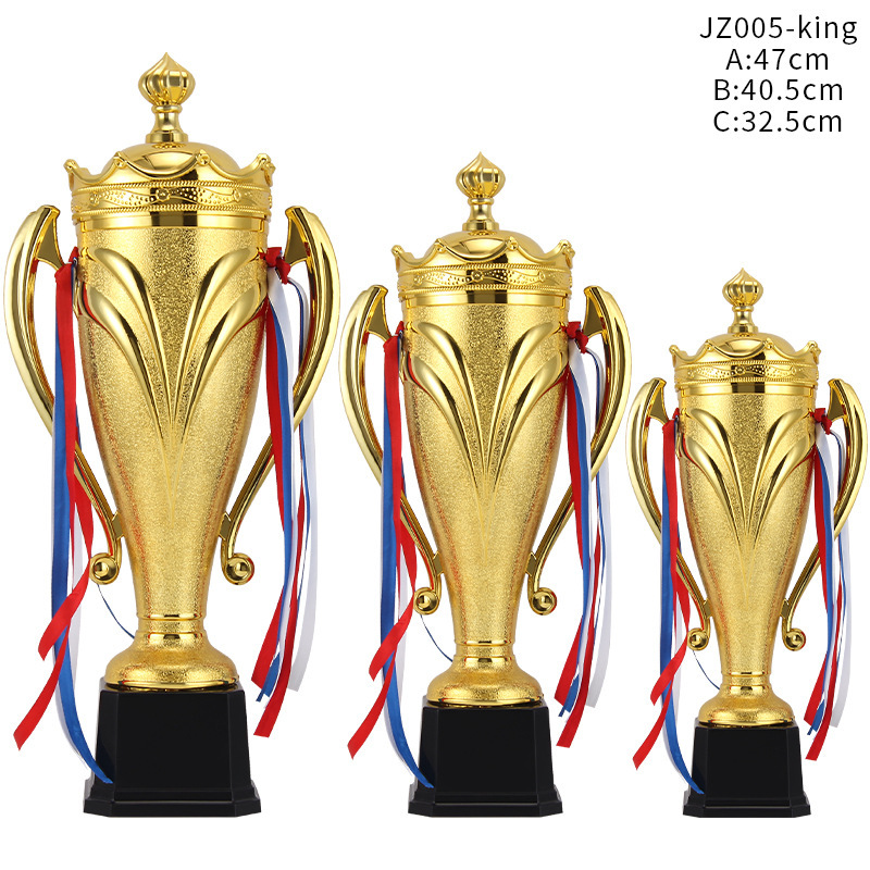Trofeo metálico de recuerdo para eventos de celebración universales, premio para reuniones anuales, trofeo empresarial, trofeo de cinco estrellas