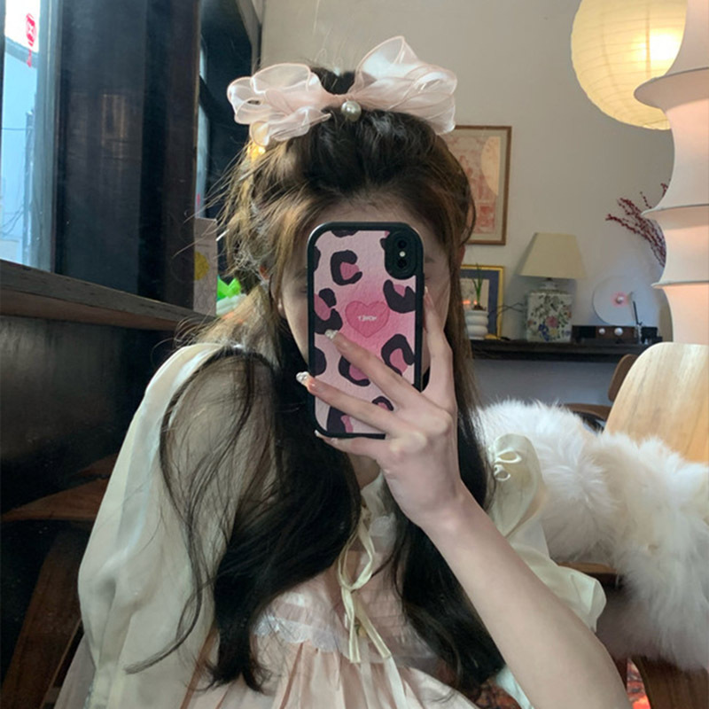 Französische Netzschleife Perlenhaarnadel Damen-Hinterkopf 2023 Neuer Federclip Hochwertiges Temperament-Haar-Accessoire_voghion.com