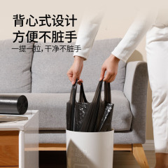 Large roll garbage bag, 50*60cm, handle cut, sturdy, large size, clean plastic bag for office and kitchen