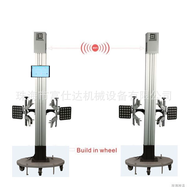 Fushida Warhawk многопозиционный подвижный 5D автомобильный четырехколесный локатор