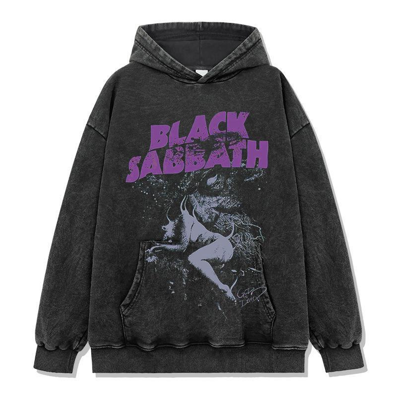 Irving Heavy Metal Rock Band BLACK SABBATH Black Sabbath oversized Hooded Sweatshirt Tide
