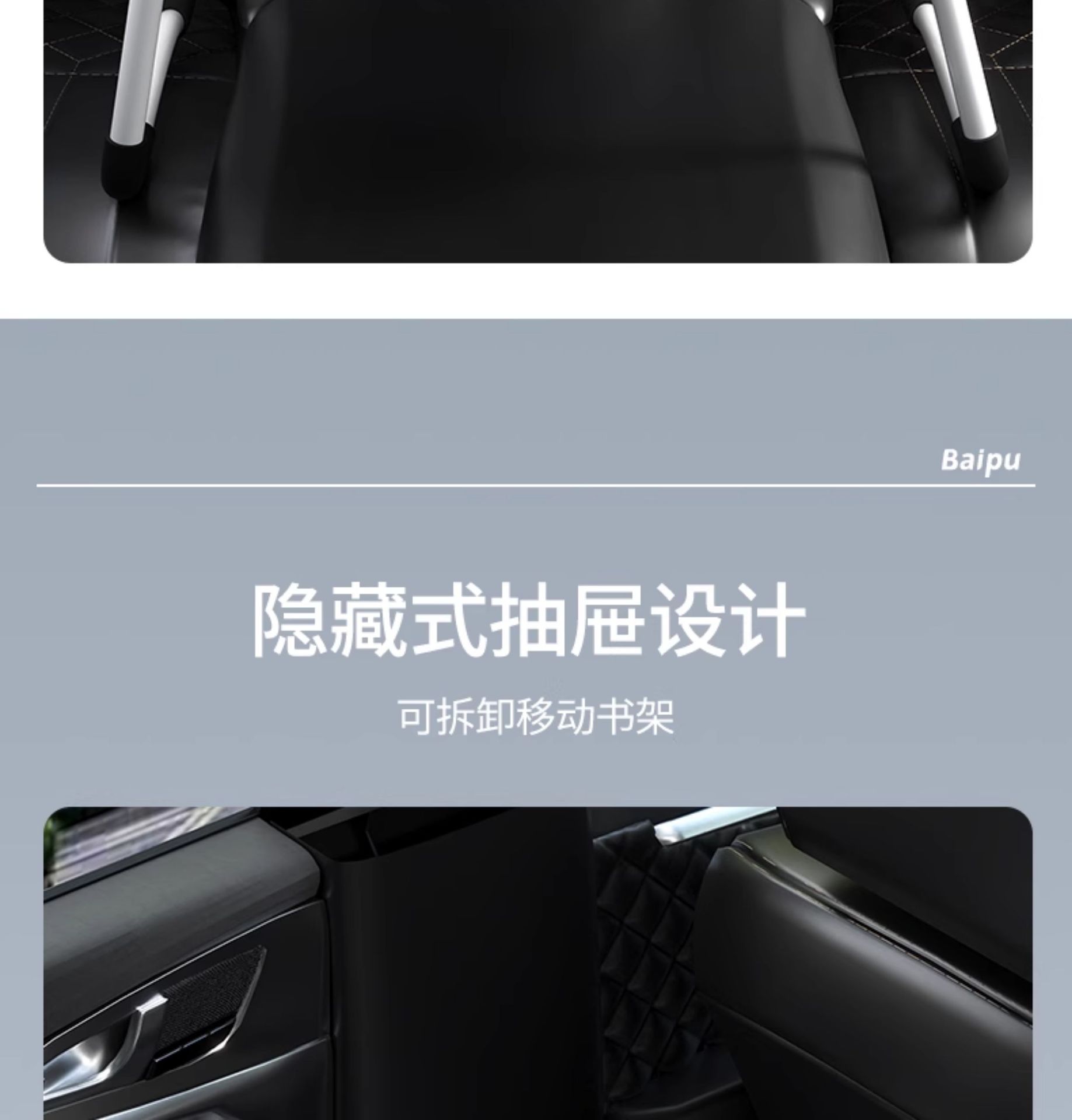 Suitable for Car Small Table, Dining Table, Car Laptop Table, Homework Writing, Multi-Functional Folding Study