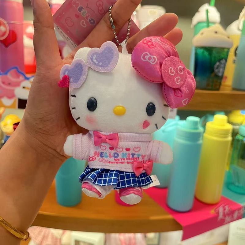 漫画アニメネット有名人同風KT猫大集合シリーズキーホルダー、女の子用バックパック飾り卸売|undefined