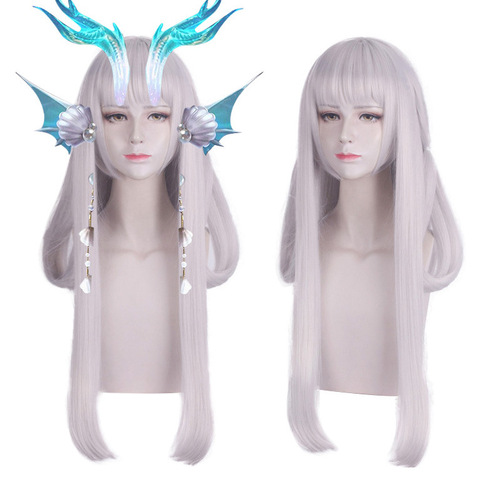 Cardamom King Xishi FMVP skin Youlong Qingying cosplay wig