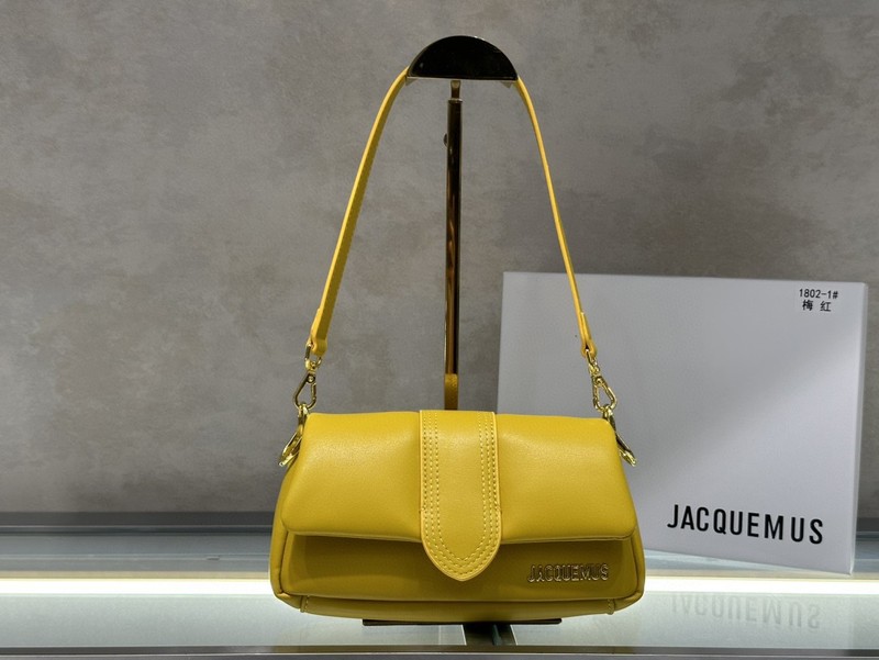 新しい Jacquemus レディース バッグ ニッチ ストリート ショット Bambimou ピロー バッグ 脇の下バッグ シングル ショルダー クロスボディ ハンドバッグ|undefined