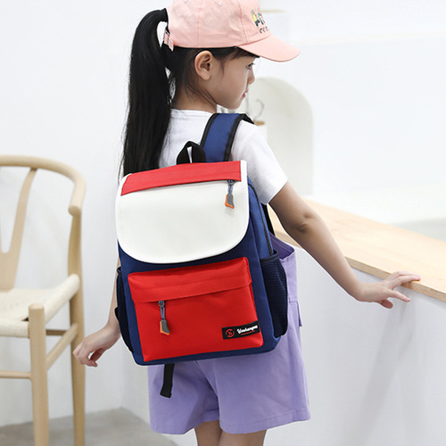 Kindergarten schoolbags customized with printed logo children’s advertising schoolbags custom-made training class early education schoolbags for junior high school and primary school students