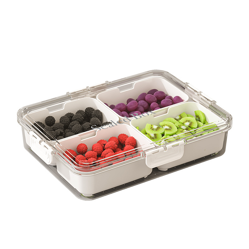 Caja de almacenamiento al aire libre camping de primavera picnic pequeño refrigerador móvil caja de frutas portátil caja de comida caja de almacenamiento