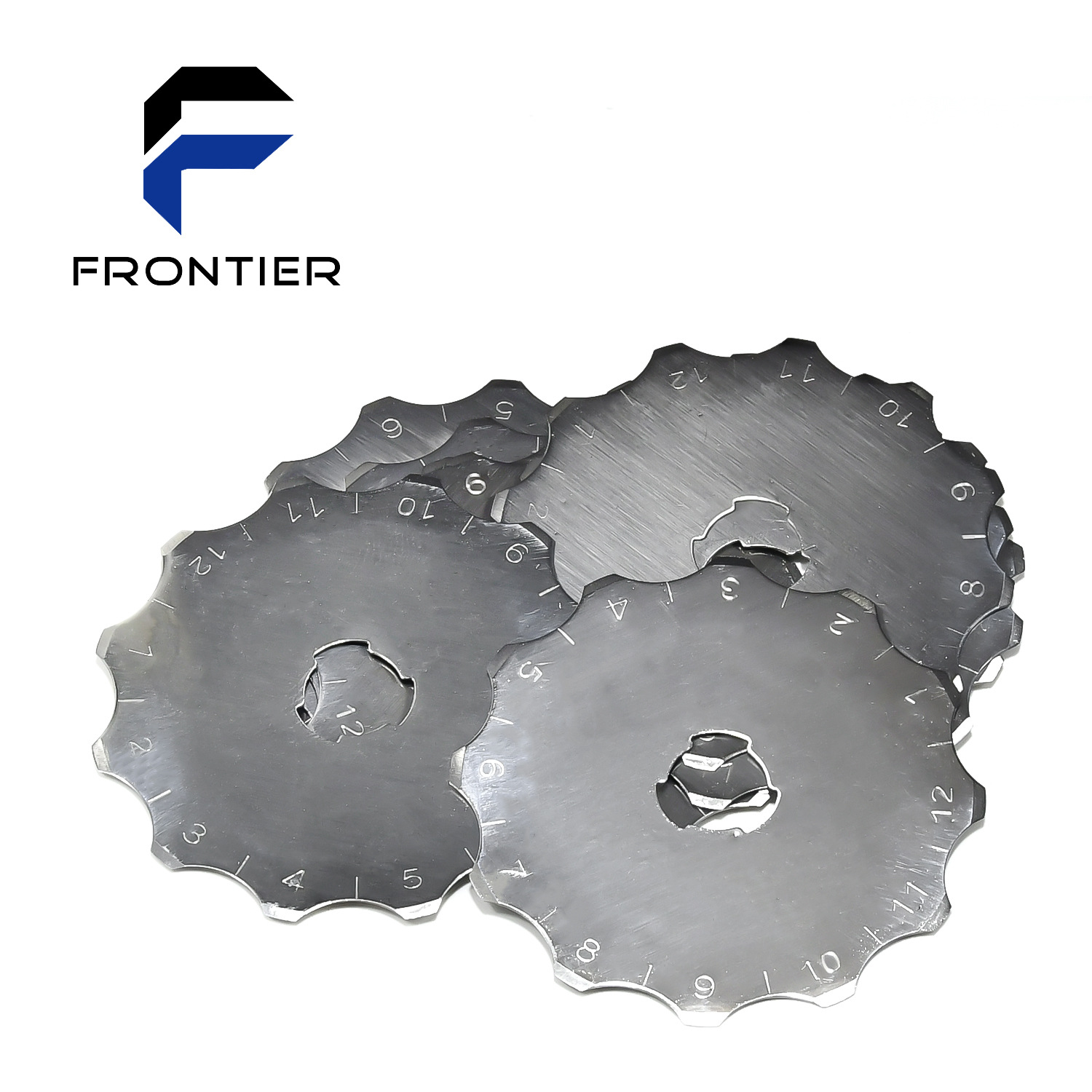 锯齿拼布刀片 轮刀手柄配件45mm锯齿刀片裁布圆刀片