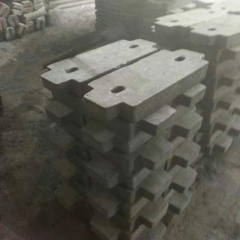 配重铁块带孔电梯对重块 铸铁 水泥压块 提升降机配重 无机房配重