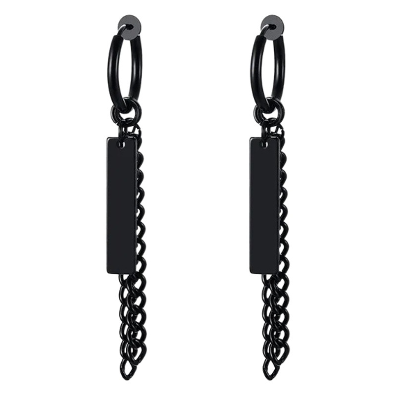 European and American Retro Style Dongguan Fashion Earrings Pendant Stainless Steel Jewelry Set Unisex Wholesale Internet Celebrity