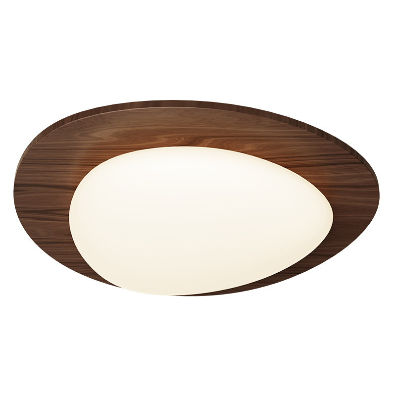 Gran vista jardín de espectro completo dormitorio lámpara de techo retro dormitorio principal guijarro protector de ojos de alta calidad lámpara de habitación 412L