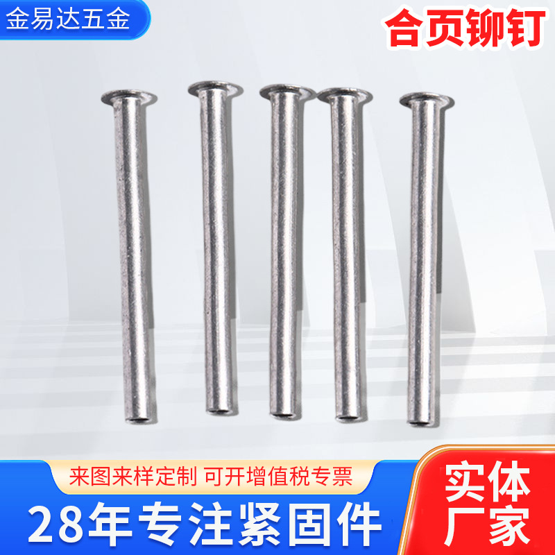 厂家供应不锈钢空心铆钉扁头中空钉 半空心平头铆钉五金紧固件