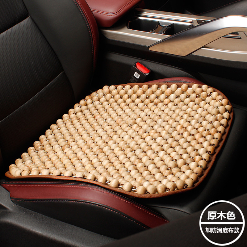 Seat cushion, seat cover, Universal Single Piece Universal - original-wood-color-square-cushion-eucalyptus-wood