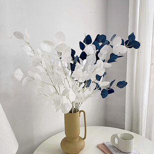 Simulation Apple Leaf Simulation Green Plant Leaf Yogalith Printing Money Leaf Wedding Wedding Hall Club to arrange flower arrangement