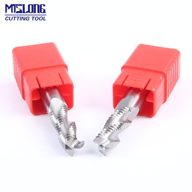 55 grados 3-hoja de aluminio áspero fresado cortador de aleación dura recubierto cuchillo corrugado CNC herramienta de fresado Fuente de la fábrica