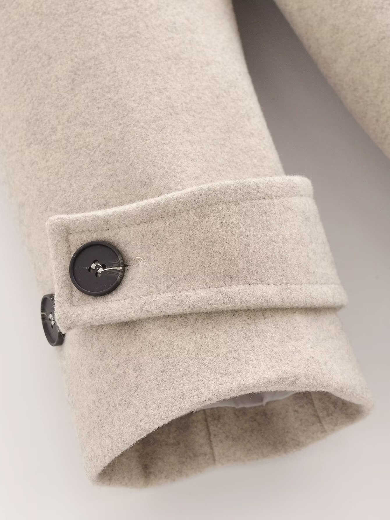 Vêtements pour femmes automne et hiver nouvelle mode de rue manteau coupe-vent en laine veste_voghion.com