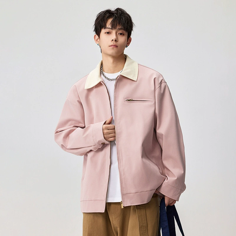 Весенняя молодежная высококачественная повседневная японская ретро свободная куртка с отворотом трансграничная наружная куртка