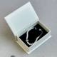 Ins Wind Gravure Magnetic Suction Flip Jewelry Packaging Box High-grade Jewelry Necklace Ring Earrings Storage Gift Box