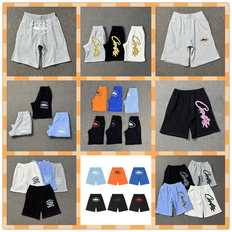 Wholesale Cross-border Niche Trendy Brand Alcatraz Island Washed Jeans American High Street Sweatshirt Shorts suit Men's and Women's Sports