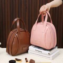 化妝包大容量高級感ins風手提便攜式旅行高顏值化妝品收納貝殼包