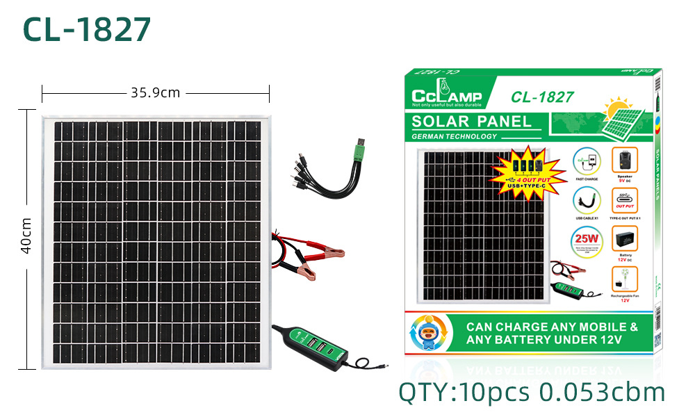 Nuevo panel solar fotovoltaico sistema fotovoltaico de silicio monocristalino módulo de generación de energía recargable panel fotovoltaico al aire libre