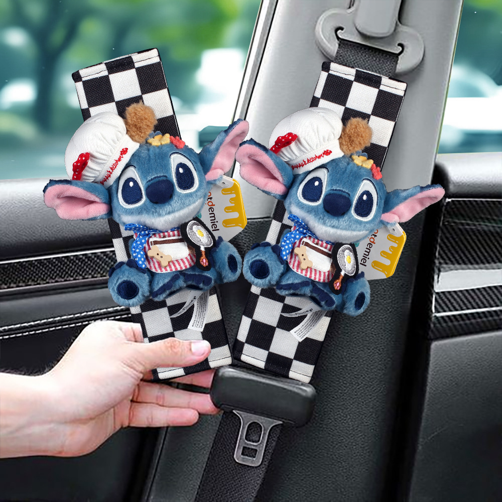 Funda Protectora para Cinturón de Seguridad Poliéster Decorativo para Auto image 10